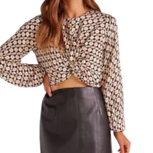 Minkpink CeCe Twist Blouse